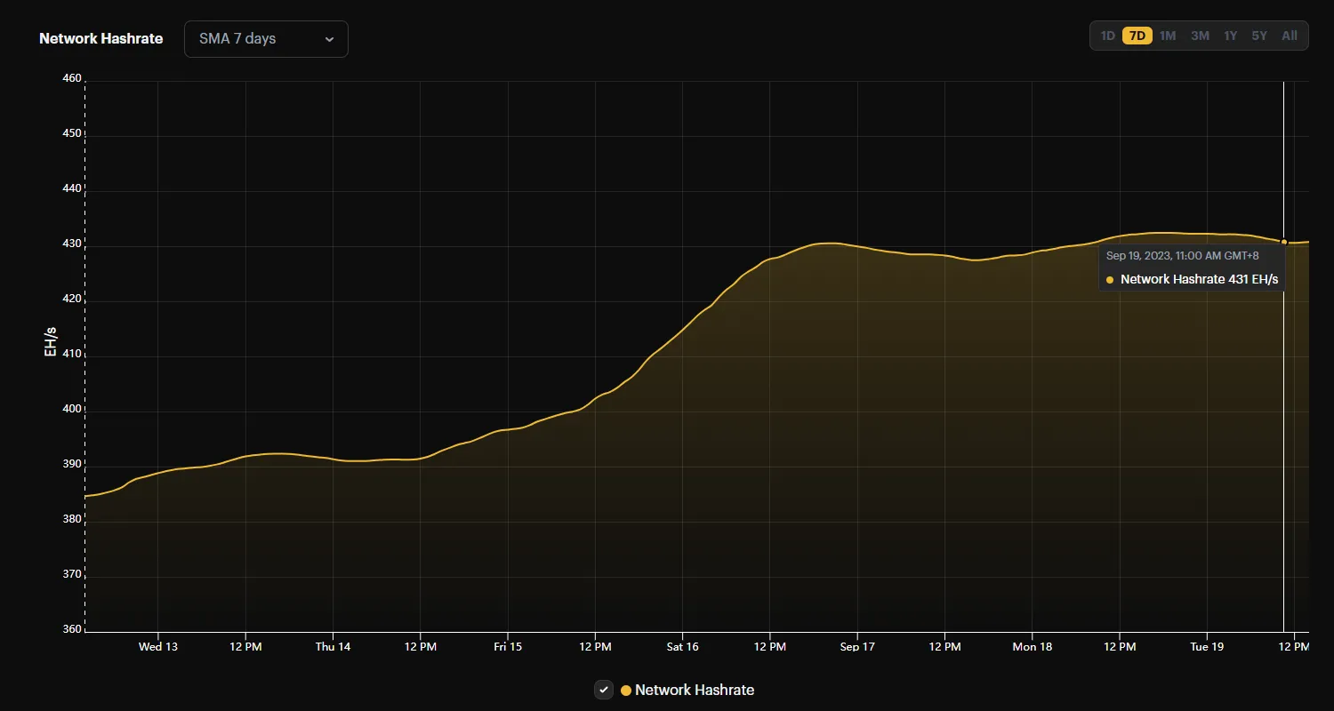 Network-Hashrate